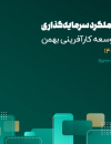 گزارش عملکرد سرمایه گذاری شرکت توسعه کارآفرینی بهمن