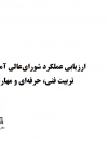 ارزیابی عملکرد شورای عالی آموزش و تربیت فنی،حرفه ای و مهارتی