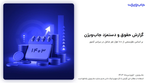 گزارش حقوق و دستمزد جاب ویژن