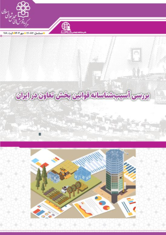 بررسی آسیب شناسانه قوانین بخش تعاون در ایران