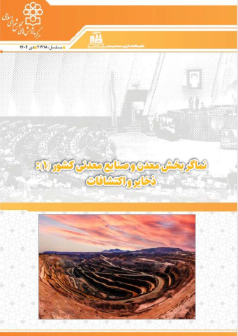 نماگر بخش معدن و صنایع معدنی کشور